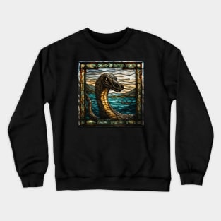 Nessie Stained Glass Crewneck Sweatshirt